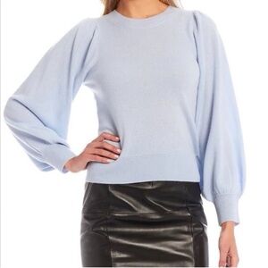 ANTONIO MELANI Soft Light Blue Cashmere Sweater